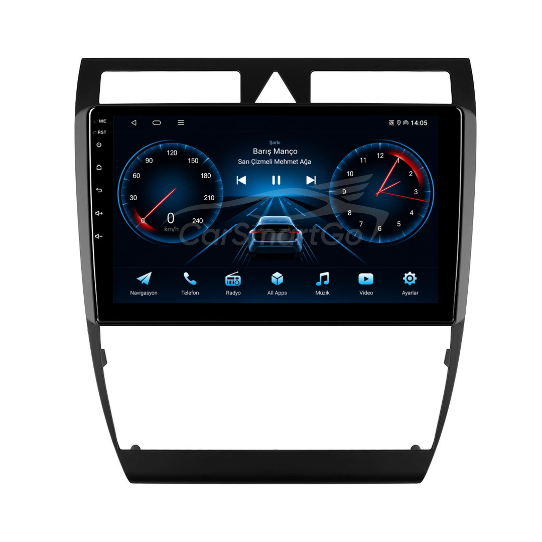 Audi A6 Android Multimedya Sistemi (1997-2004) 8GB RAM 128GB Hafıza