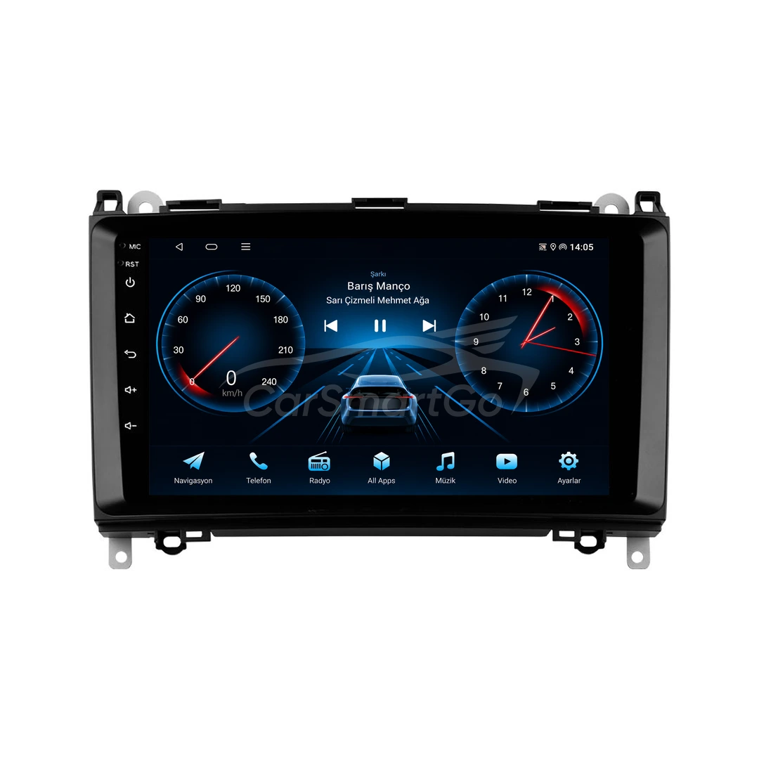 Volkswagen Crafter Android Multimedya Sistemi (2007-2018) 8GB RAM 128GB Hafıza