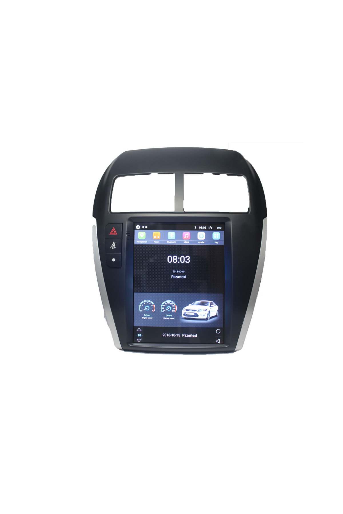 Mitsubishi ASX uyumlu MİTSUBİSHİ ASX TESLA 2010/2019 9.7 İNÇ ÇERÇEVE VE SOKET - Görsel 2