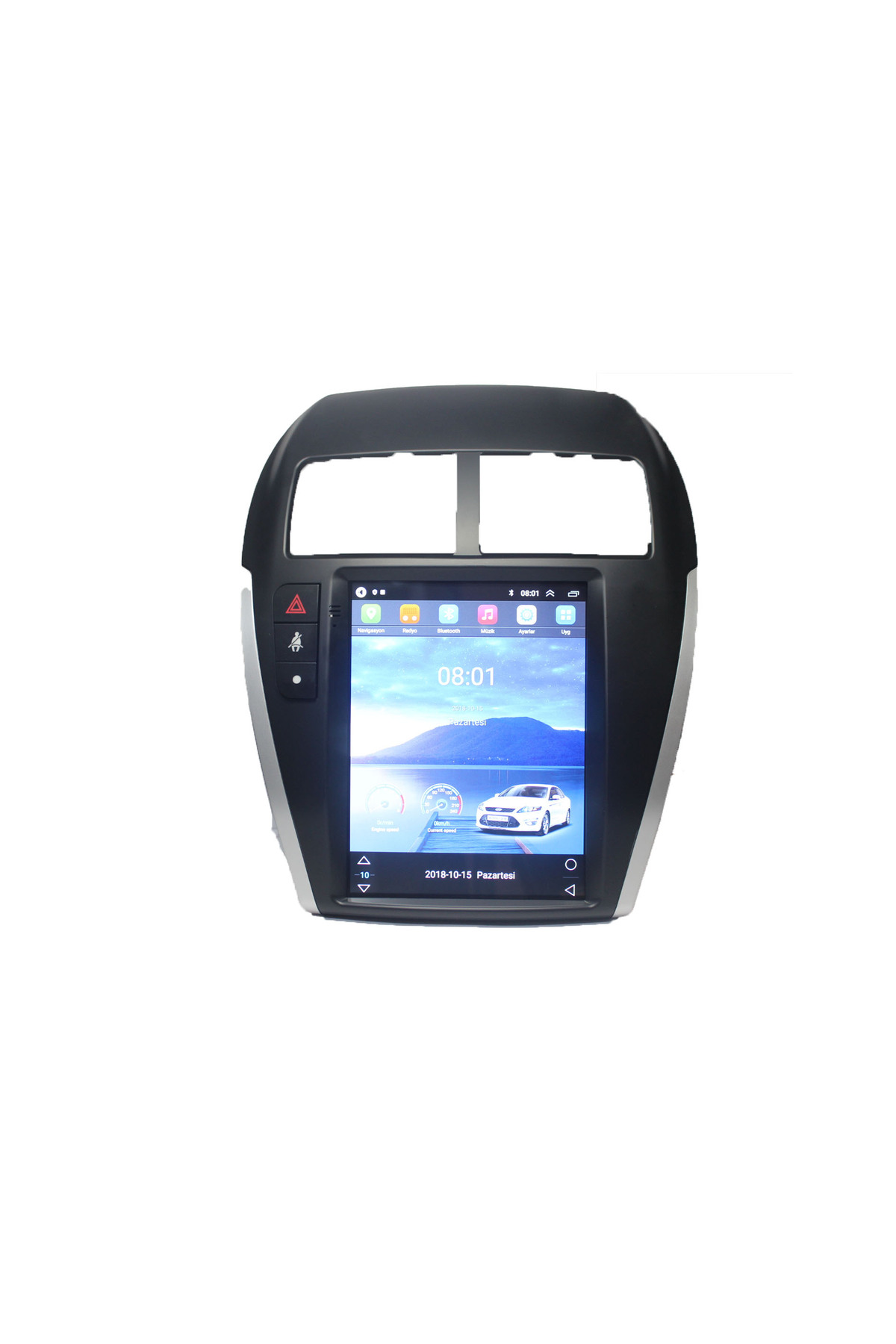 Mitsubishi ASX uyumlu MİTSUBİSHİ ASX TESLA 2010/2019 9.7 İNÇ ÇERÇEVE VE SOKET - Görsel 3