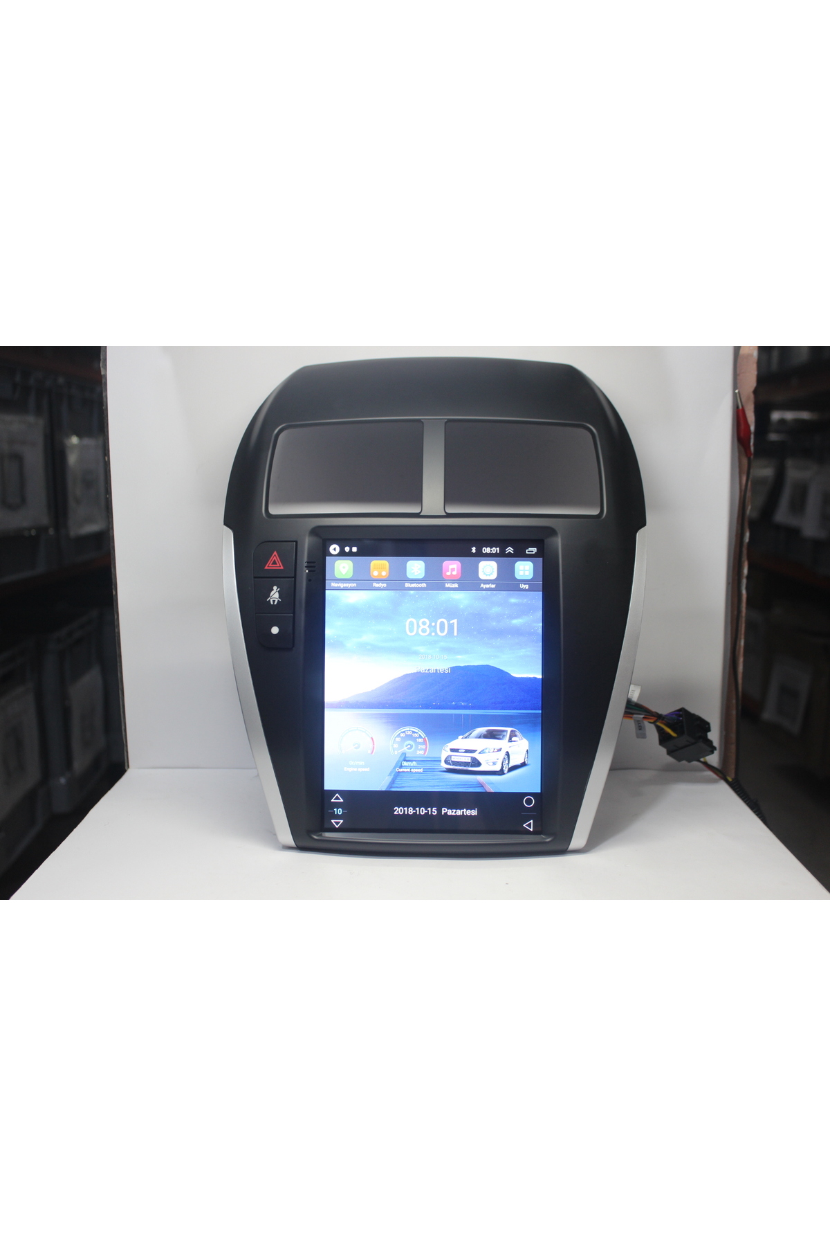 Mitsubishi ASX uyumlu MİTSUBİSHİ ASX TESLA 2010/2019 9.7 İNÇ ÇERÇEVE VE SOKET - Görsel 4