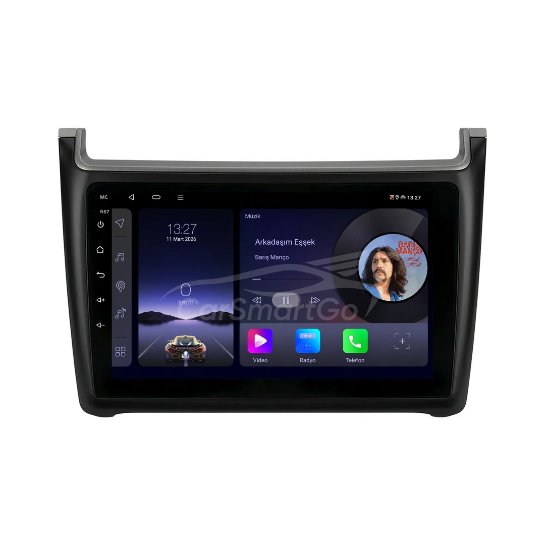 Volkswagen Polo Android Multimedya Sistemi (2010-2017) 8GB RAM 128GB Hafıza