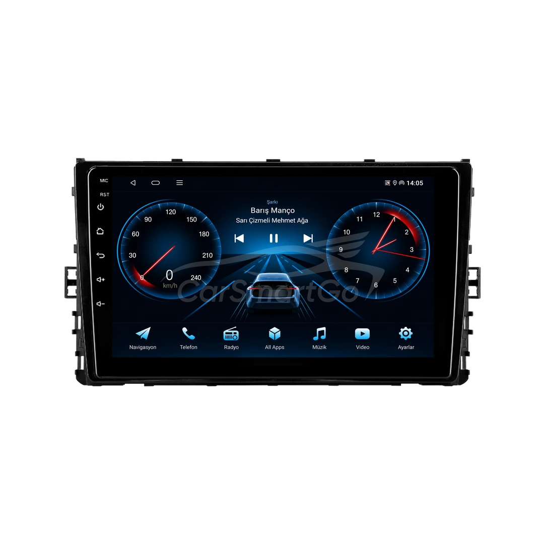 Volkswagen Transporter Android Multimedya Sistemi (2019-2023) 10GB RAM 256GB Hafıza Pro