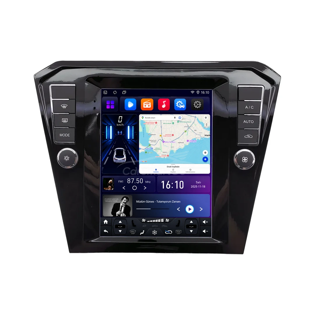 Volkswagen Passat Android Tesla Multimedya Sistemi (2015-2022) 6GB RAM 64GB Hafıza