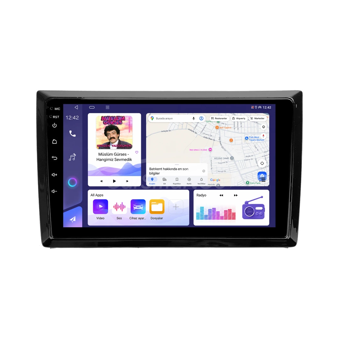 Volkswagen Beetle Android Multimedya Sistemi (2012-2018) 8GB RAM 128GB Hafıza Pro