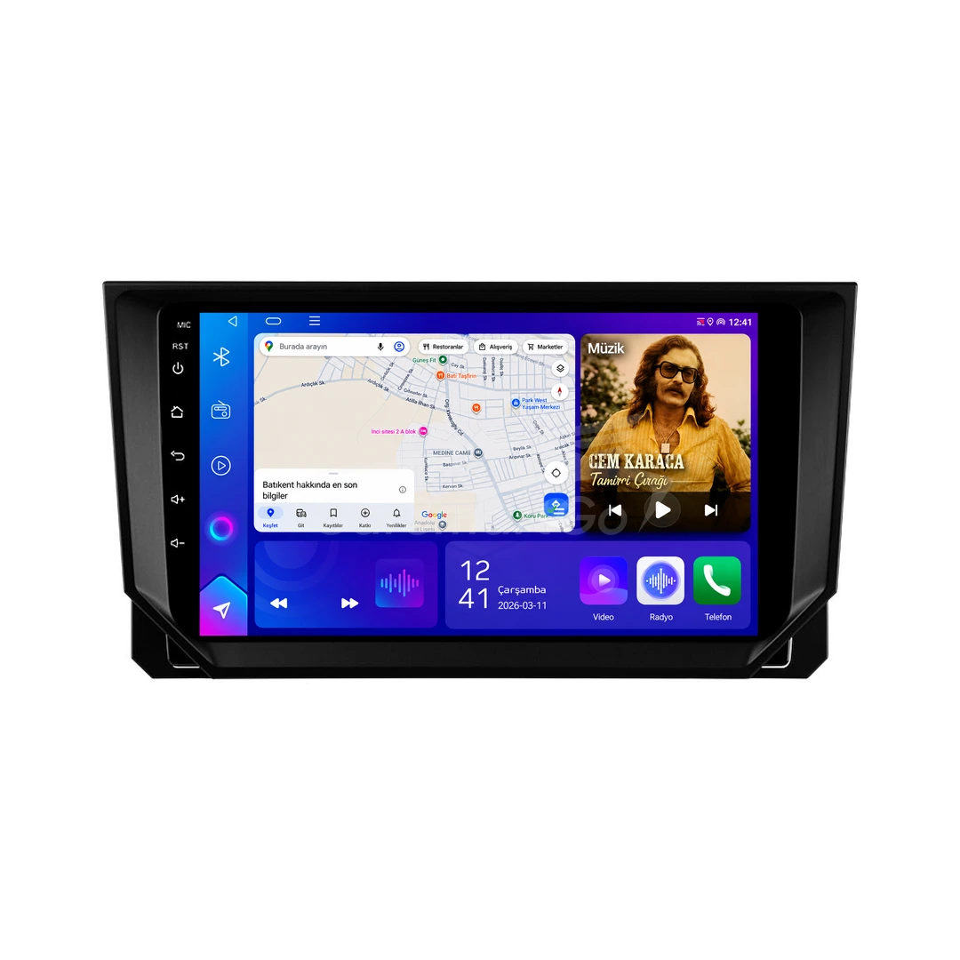 Seat Ibiza Android Multimedya Sistemi (2017-2021) 4GB RAM 64GB Hafıza