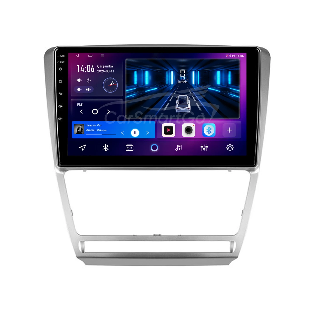 Skoda Octavia Android Multimedya Sistemi (2008-2012) 8GB RAM 128GB Hafıza