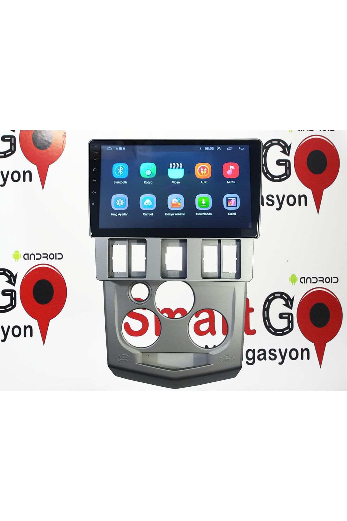 Dacia Logan uyumlu SMART GO DACİA LOGAN 2004/2008 (L 90) 9 İNÇ 2-32 - Görsel 4