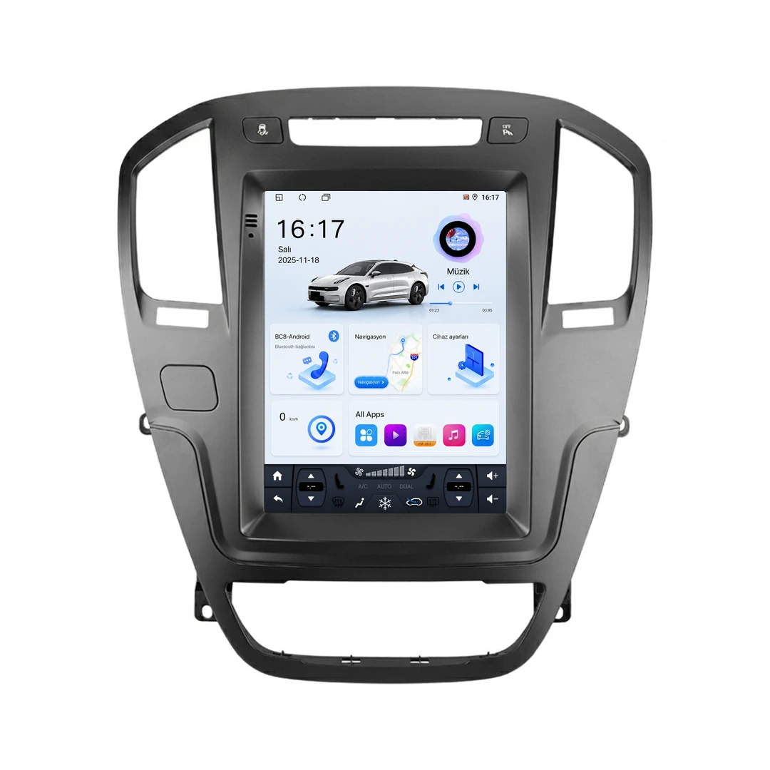 Opel Insignia Android Tesla Multimedya Sistemi (2009-2012) 8GB RAM 128GB Hafıza Pro