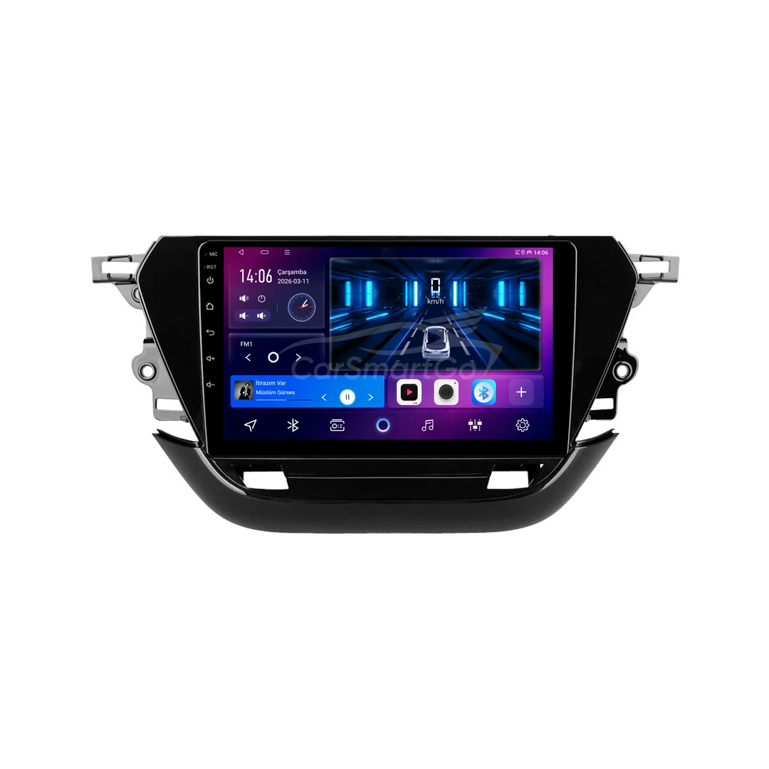 Opel Corsa Android Multimedya Sistemi (2020-2024) 8GB RAM 128GB Hafıza Pro
