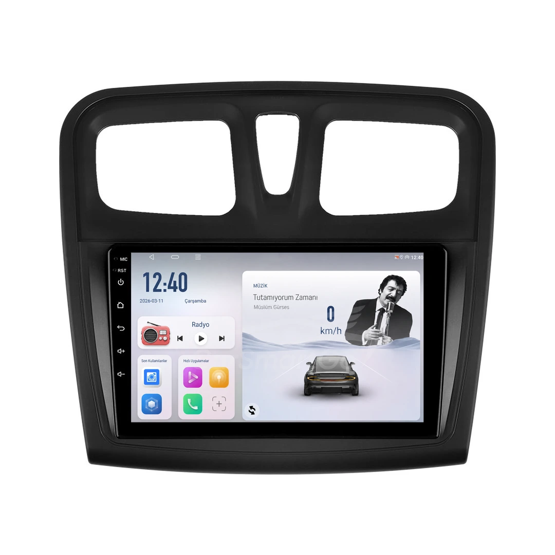 Renault Symbol Android Multimedya Sistemi (2013-2019) 10GB RAM 256GB Hafıza Pro