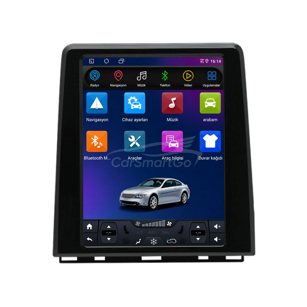 Renault Captur Android Tesla Multimedya Sistemi (2020-2023) 8GB RAM 128GB Hafıza Pro