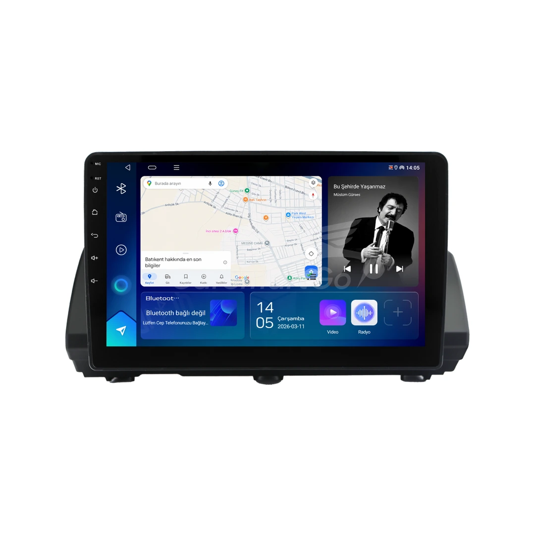 Dacia Sandero Android Multimedya Sistemi (2022-2025) 8GB RAM 128GB Hafıza Pro