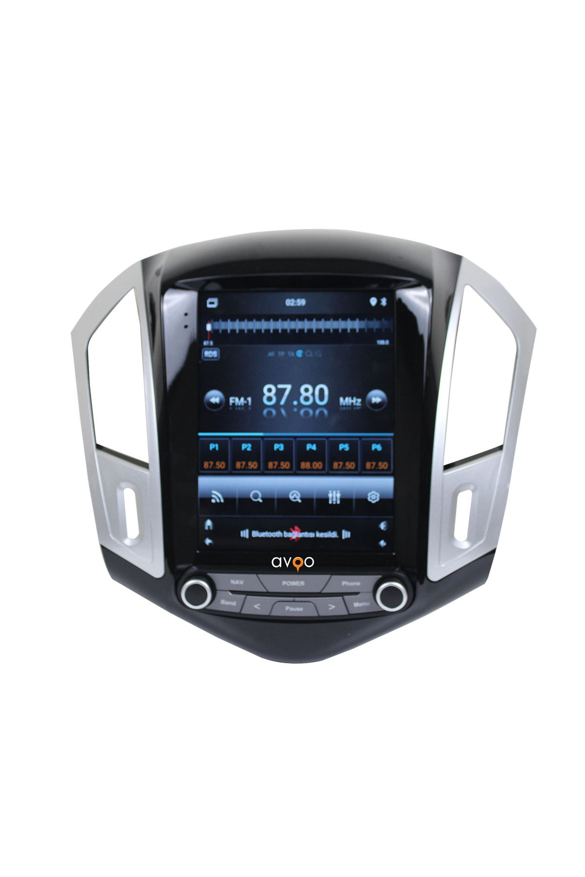 Chevrolet Cruze uyumlu CHEVROLET CRUZE NEW TESLA 9.7 İNÇ 2013-2015 ÇERÇEVE VE SOKET - Görsel 2