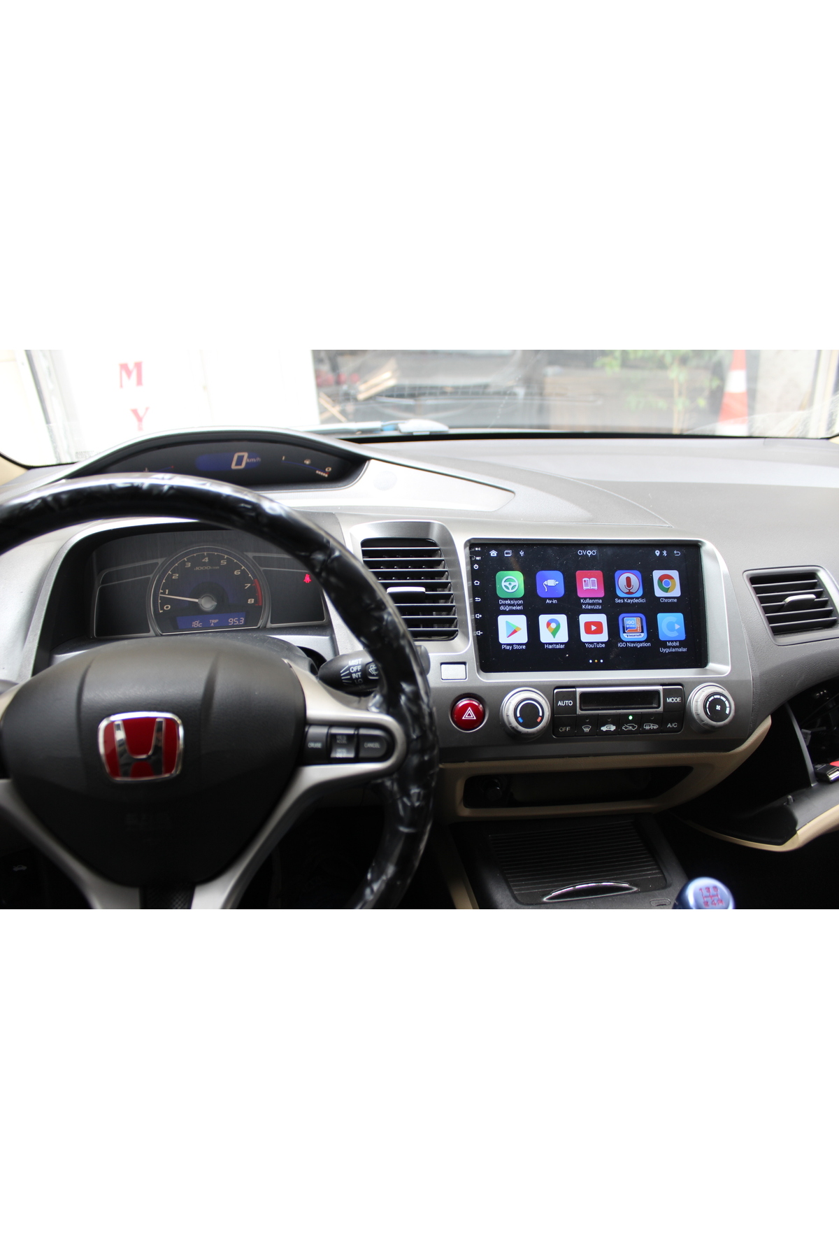 Honda Civic uyumlu SMART GO HONDA CİVİC  10 İNÇ 2001/2011 FD6/FD6 2-32 - Görsel 2