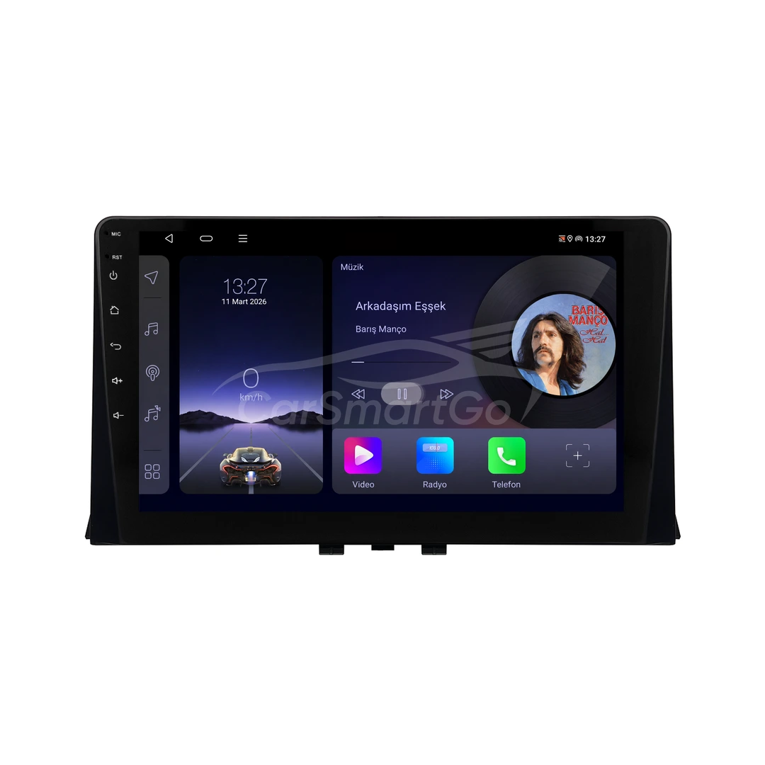 Peugeot Partner Android Multimedya Sistemi (2019-2023) 8GB RAM 128GB Hafıza Pro