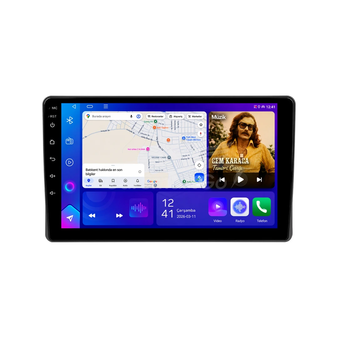 Fiat Panda Android Multimedya Sistemi (2004-2011) 10GB RAM 256GB Hafıza Pro