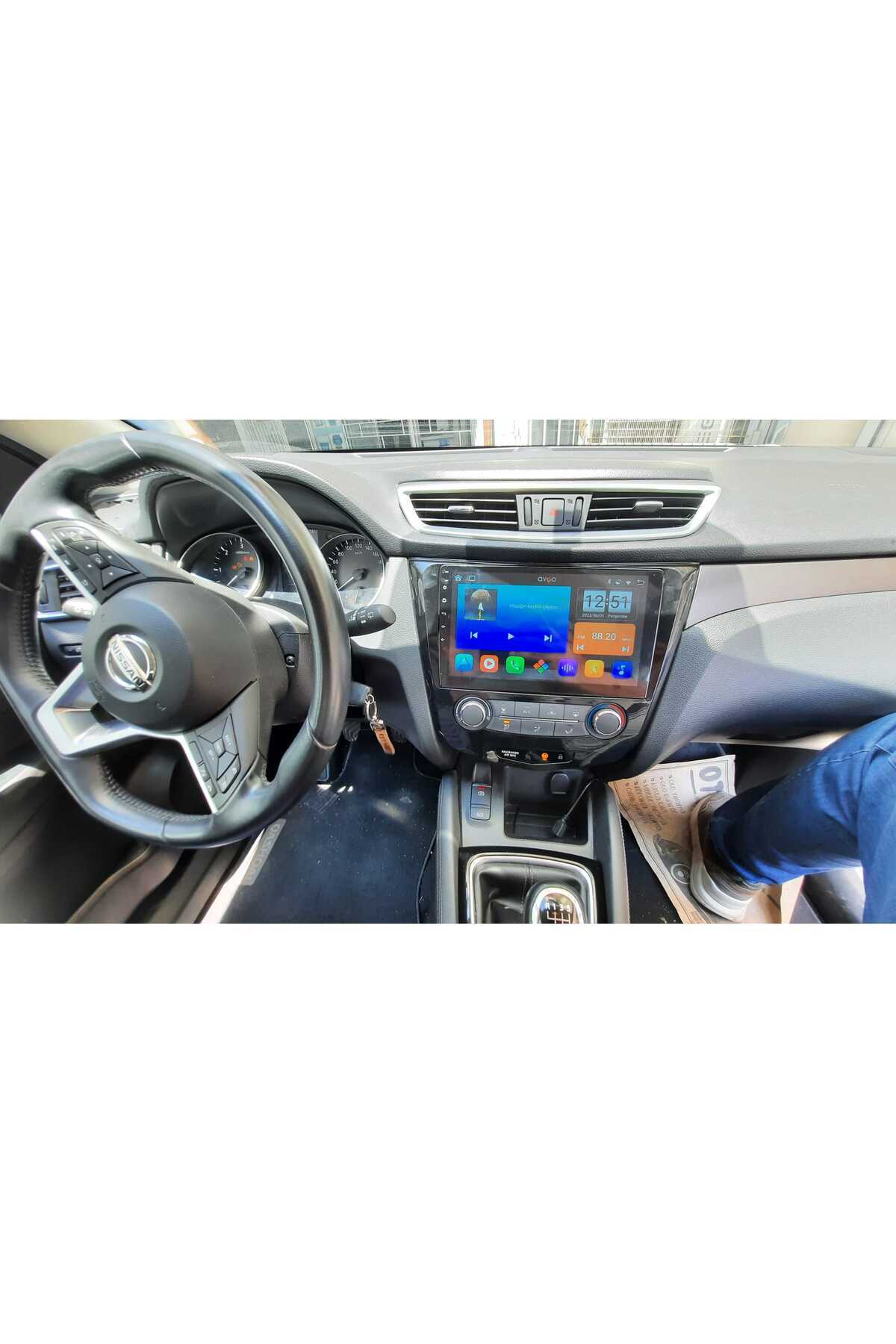 Nissan Qashqai uyumlu SMART GO NİSSAN QASHQAİ-X-TRAİL DİJİTAL KLİMA 2014 10 İNÇ 2-32 - Görsel 4