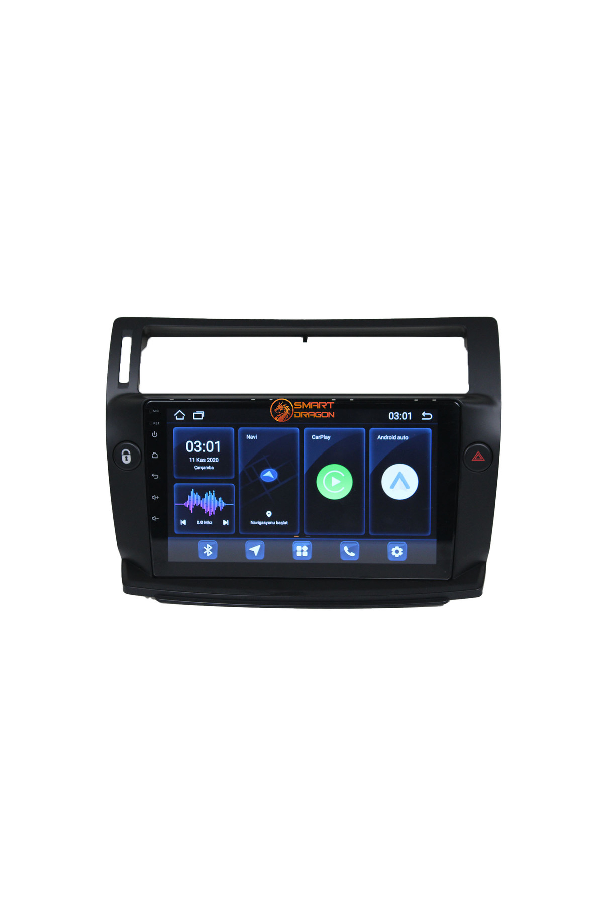 Citroen C4 2005-2010 Uyumlu Android Multimedya Kamera Siyah