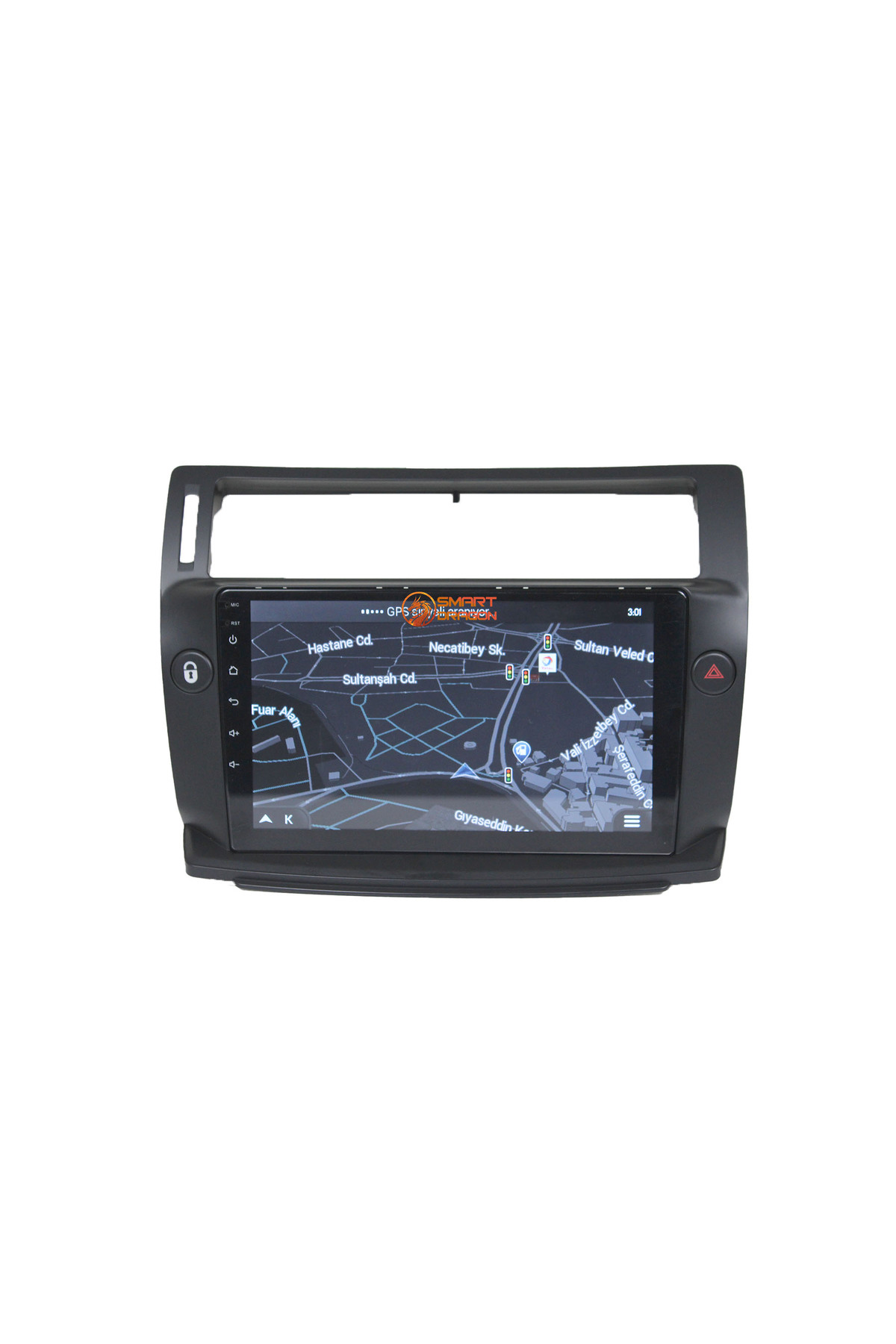 Citroen C4 uyumlu Citroen C4 2005-2010 Uyumlu Android Multimedya Kamera Siyah - Görsel 4