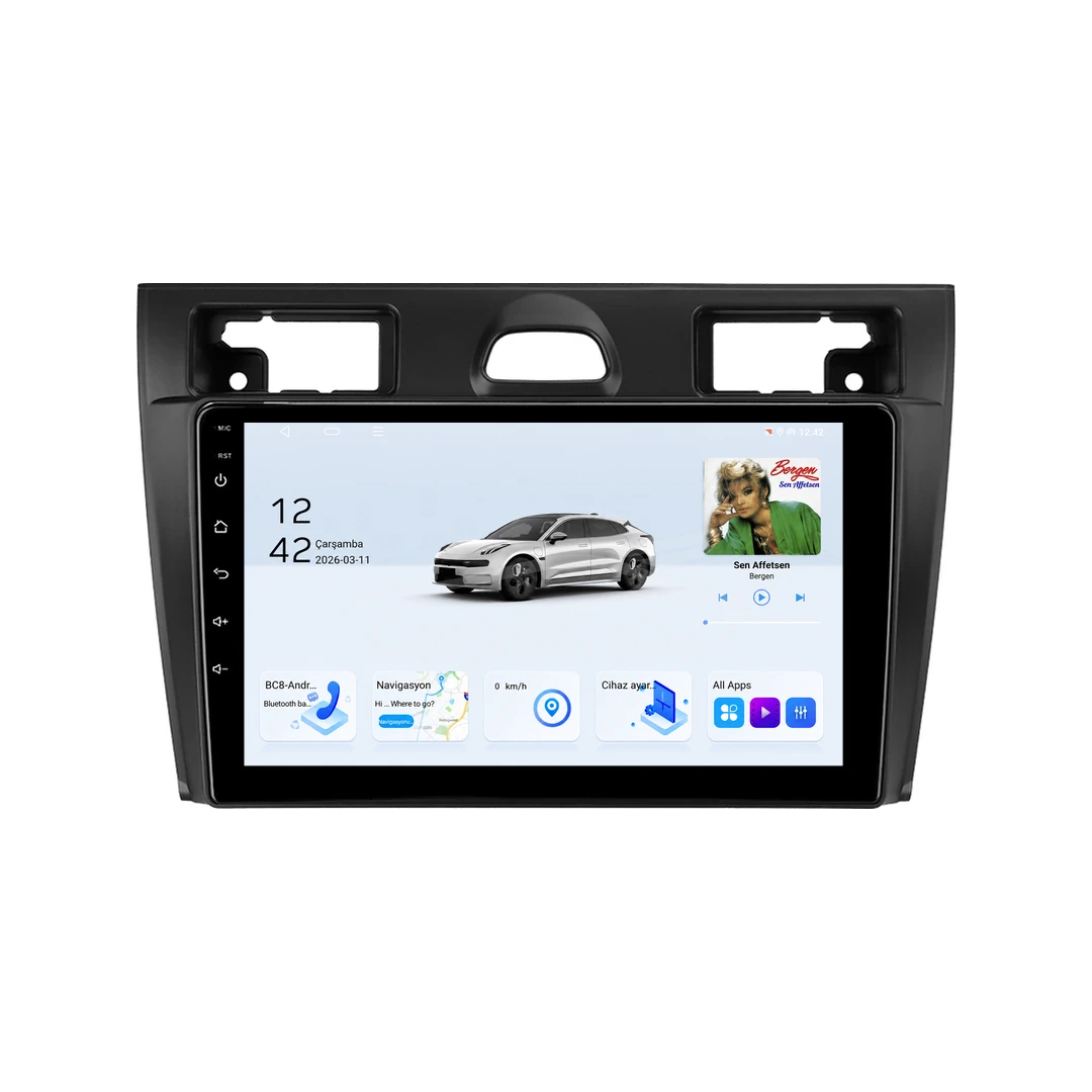 Ford Fiesta Android Multimedya Sistemi (2006-2009) 8GB RAM 128GB Hafıza