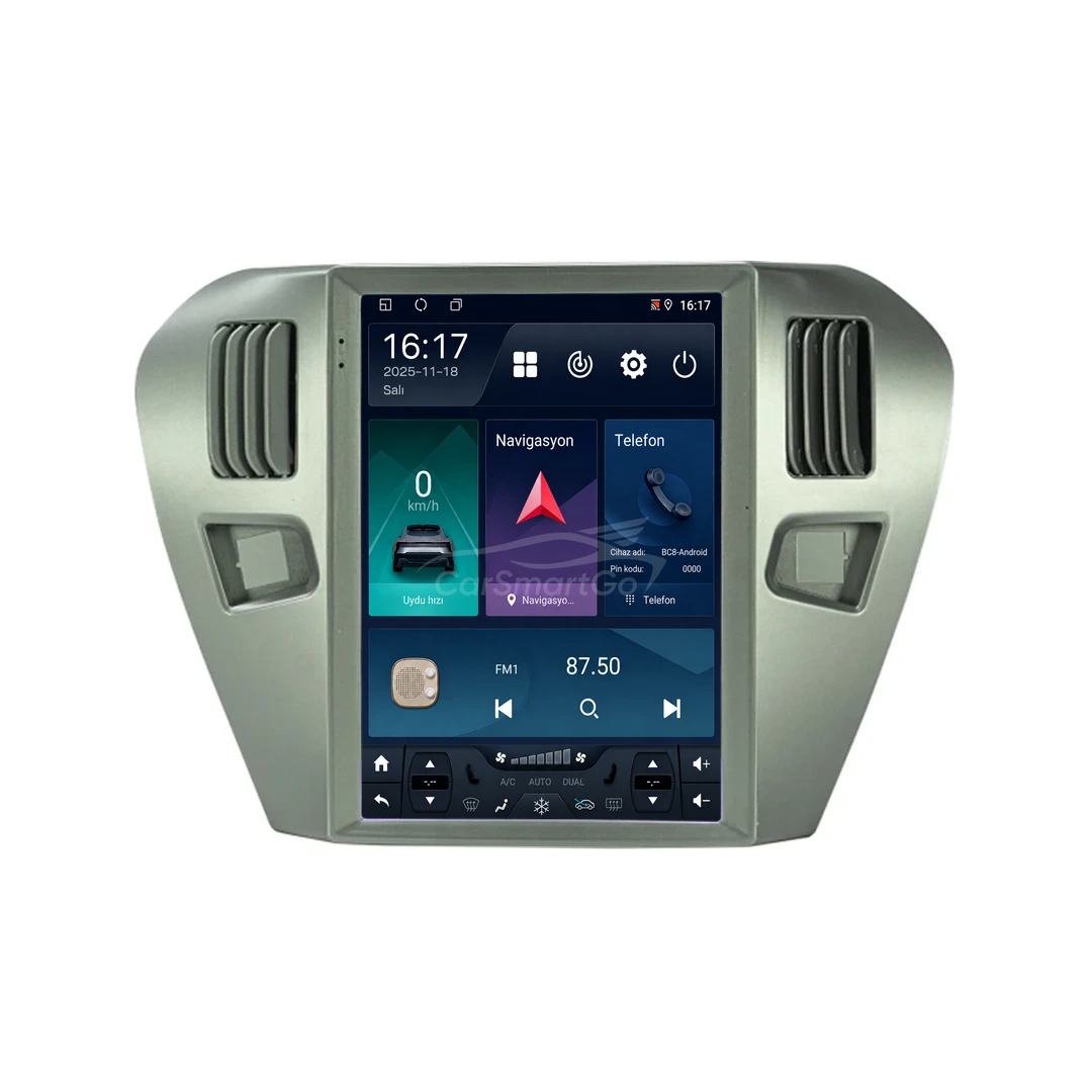 Citroen C-Elysee Android Tesla Multimedya Sistemi (2012-2024) 4GB RAM 64GB Hafıza