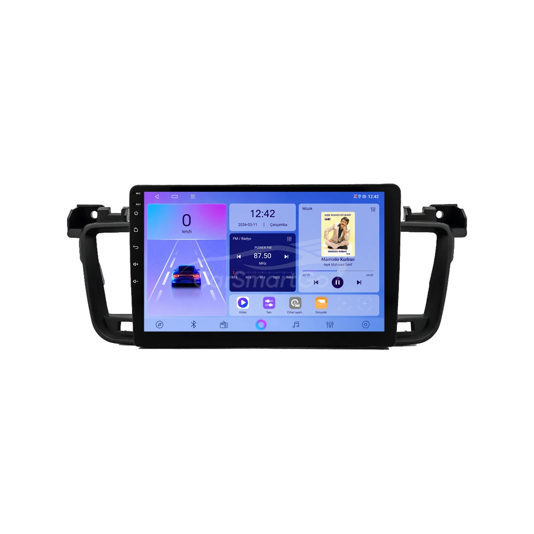 Peugeot 508 Android Multimedya Sistemi (2011-2018) 4GB RAM 32GB Hafıza