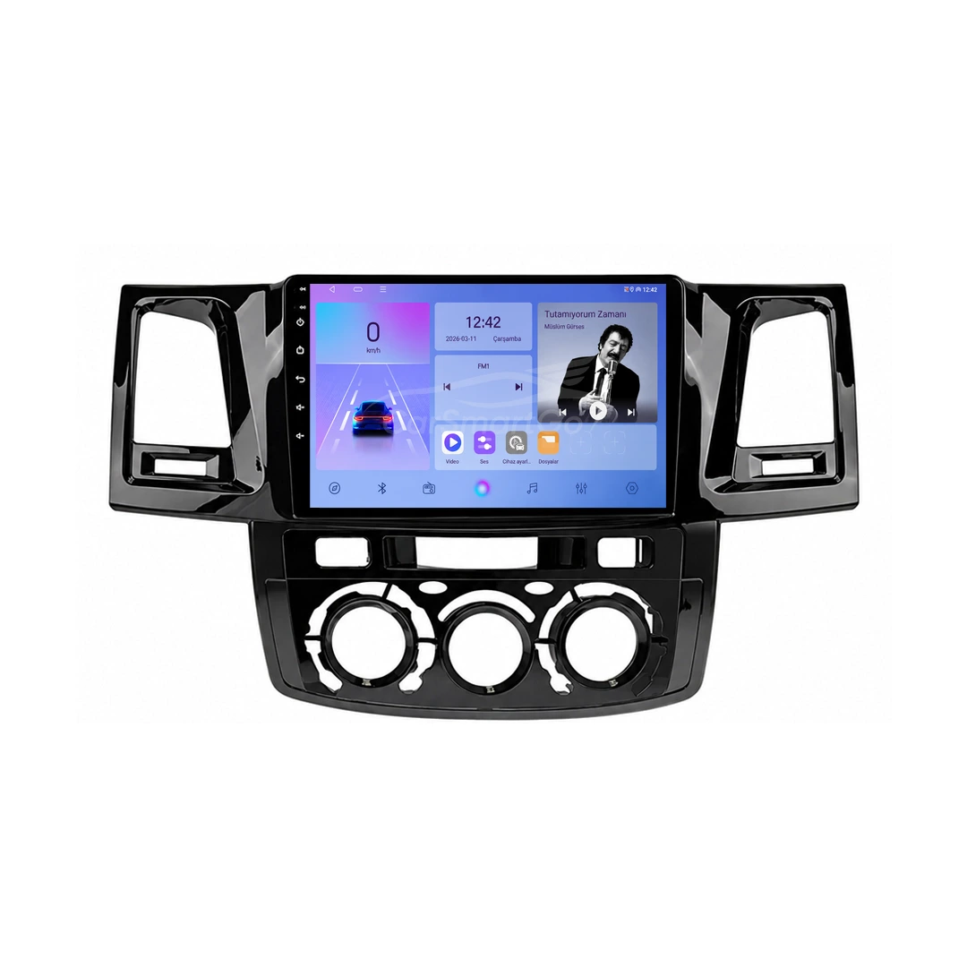Toyota Hilux Android Multimedya Sistemi (2006-2015) 10GB RAM 256GB Hafıza Pro