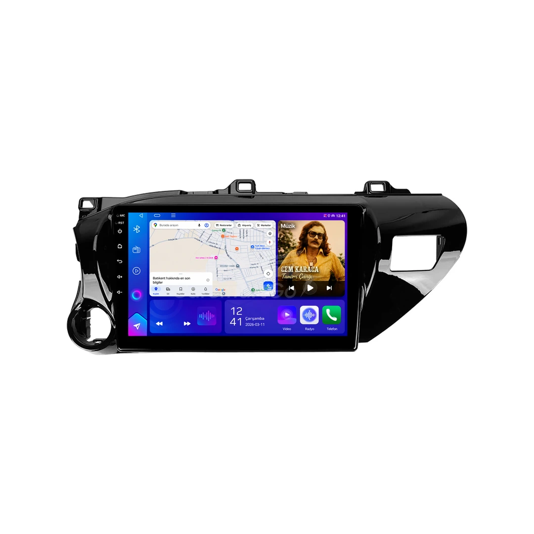 Toyota Hilux Android Multimedya Sistemi (2015-2022) 4GB RAM 64GB Hafıza