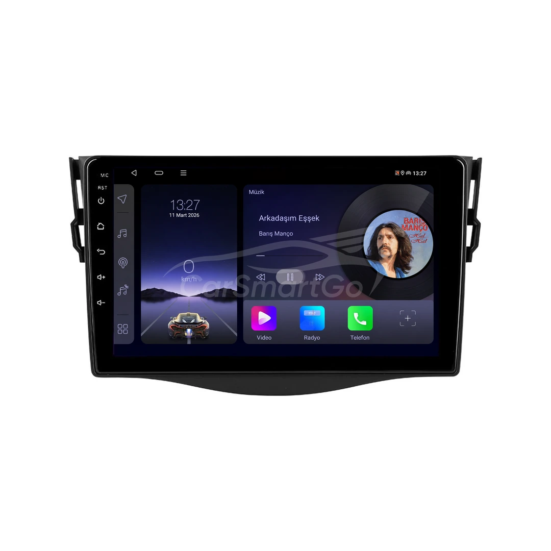 Toyota RAV4 Android Multimedya Sistemi (2006-2012) 8GB RAM 128GB Hafıza