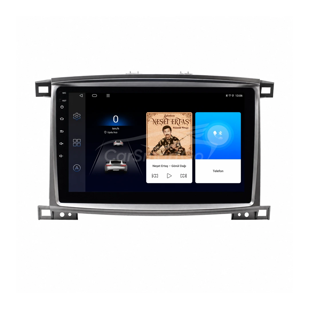 Toyota Land Cruiser Android Multimedya Sistemi (2003-2007) 8GB RAM 64GB Hafıza