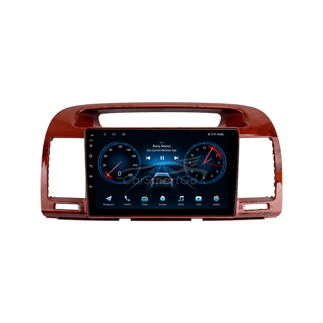 Toyota Camry Android Multimedya Sistemi (2002-2006) 10GB RAM 256GB Hafıza Pro