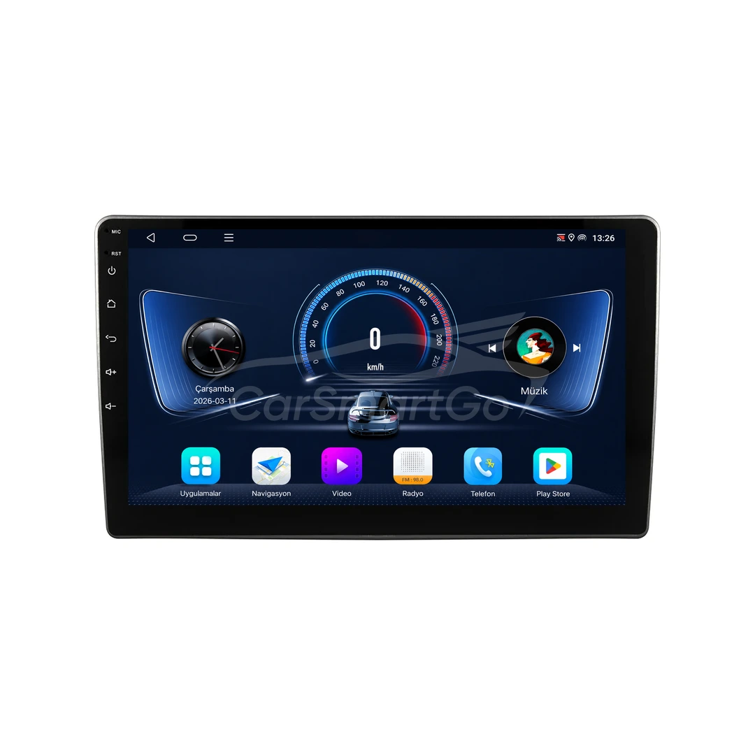 Alfa Romeo Mito Android Multimedya Sistemi (2009-2013) 8GB RAM 128GB Hafıza Pro