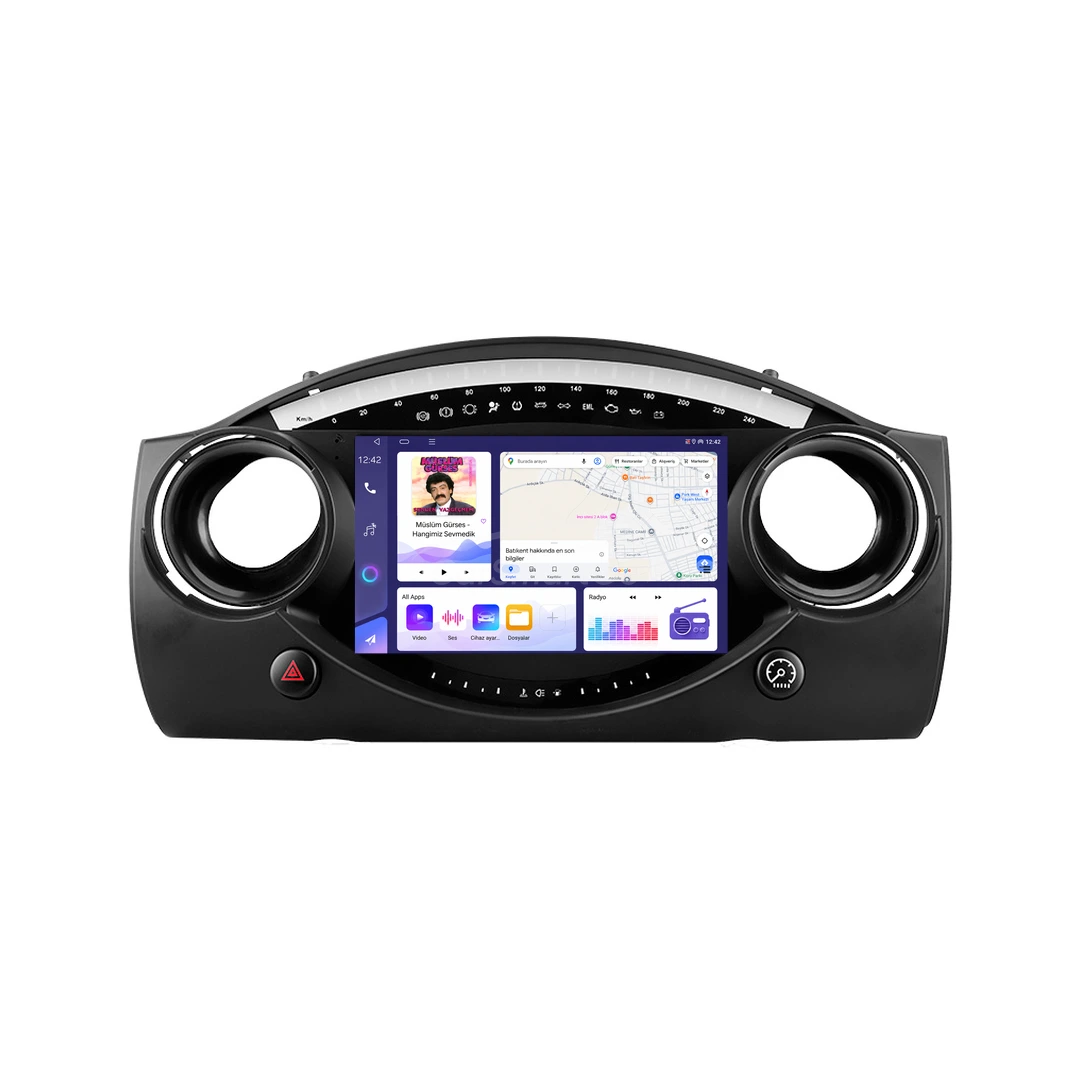 Mini Cooper Android Multimedya Sistemi (2002-2006) 8GB RAM 128GB Hafıza Pro