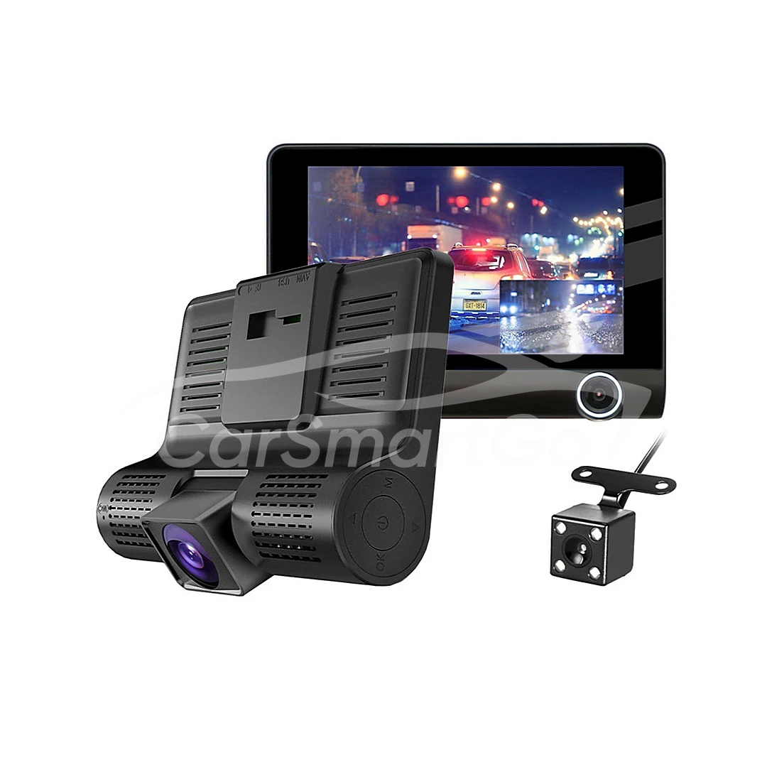 1080P 3 Kameralı Wi-Fi Araç İçi Kayıt Kamerası