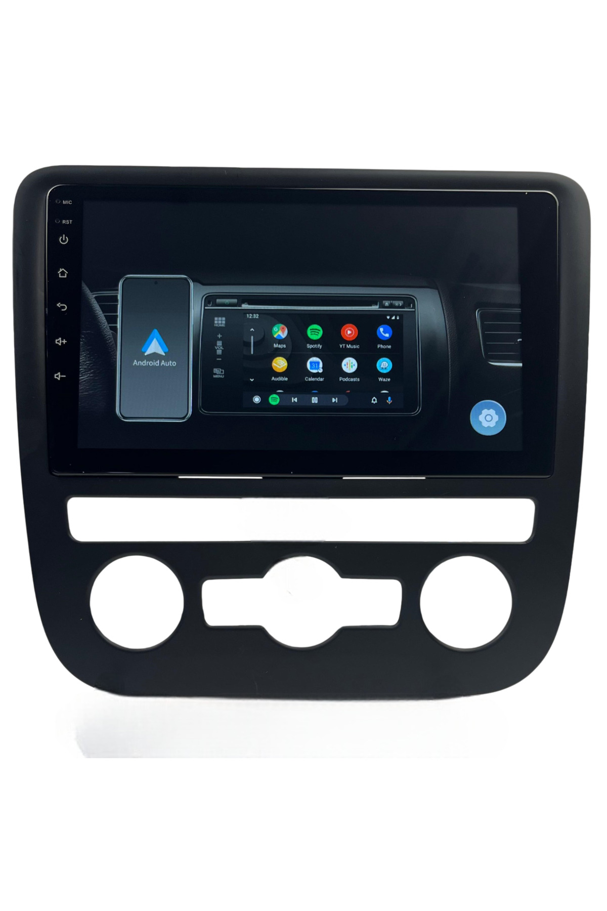 Volkswagen Jetta uyumlu VOLKSWAGEN JETTA PRİMELİNE 2006-2009 10 İNÇ 8-128 PRO MODEL QLED EKRAN - Görsel 2