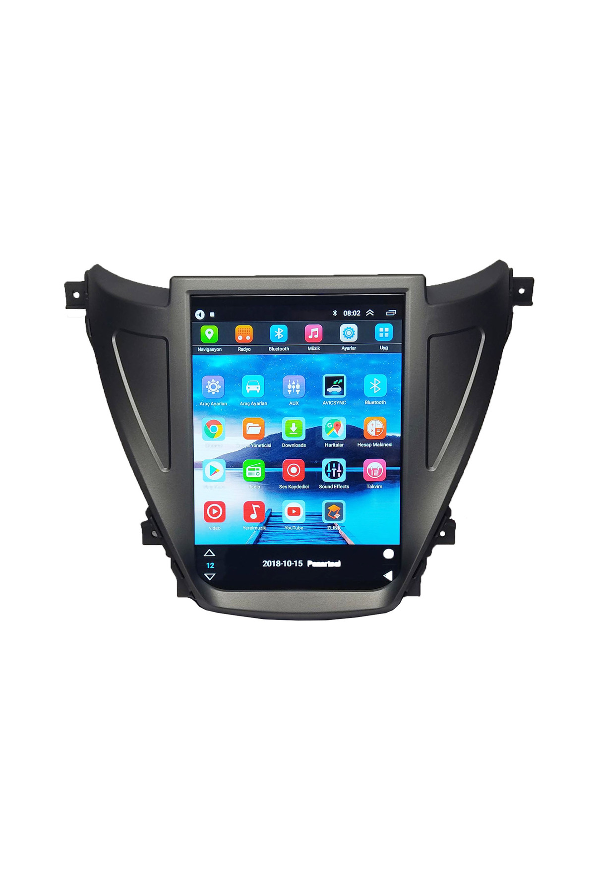 Hyundai Elantra uyumlu HYUNDAİ ELANTRA OLD TESLA 2013/2015 ÇERÇEVE VE SOKET - Görsel 2